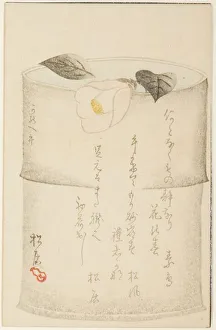 Bamboo Gallery: Camellia, 1870. Creator: Shokyo