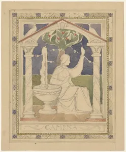 Derkinderen Anthonie Antoon Prints: Camena, 1869-1925. Creator: Antoon Derkinderen