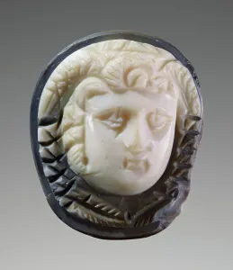 Onyx Prints: Cameo Gem with Medusa, A.D. 150-225. Creator: Unknown