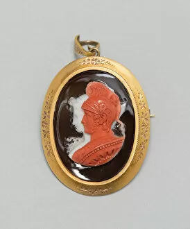 Cameo Collection: Cameo Pendant Brooch, Italy, c. 1860 / 75. Creator: Unknown