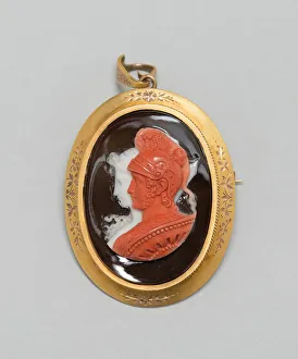 Cameo Prints: Cameo Pendant Brooch, Italy, c. 1860 / 75. Creator: Unknown