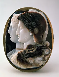 Onyx Prints: Cameo (The Gonzaga Cameo) with King Ptolemy II of Egypt and his wife Arsinoe I