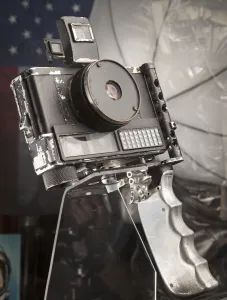 Glenn John Herschel Prints: Camera, 35mm, Glenn, Friendship 7, ca. 1962. Creator: Minolta