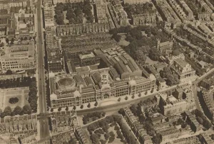Arthur St John Prints: The Camera Catches a View of South Kensington from a Low-Flying Aeroplane, c1935