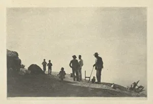Camera Work: Group on a Hill Road - Granada, 1914. Creator: J. Craig Annan (British, 1864-1946)