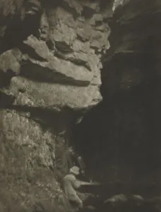 Camera Work: Man Sketching, 1910. Creator: J. Craig Annan (British, 1864-1946)