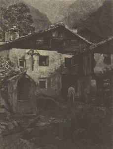 1848 1903 Prints: Camera Work: A Village Corner, 1906. Creator: Hans Watzek (Austrian, 1848-1903)