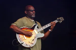 Cameron Pierre, Love Supreme Jazz Festival, Glynde Place, East Sussex, 2014. Artist