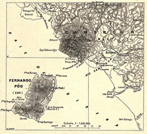 Cameroon Prints: Cameroun et Fernando Po; L'Ouest Africain, 1914. Creator: Unknown