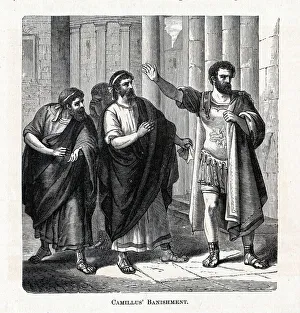 Camillus Banishment, 1882. Artist: Anonymous