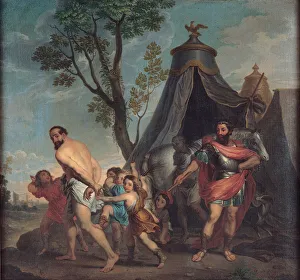Nicolas 1594 1665 Prints: Camillus and the Schoolmaster of Falerii, 1635-1640. Artist: Poussin, Nicolas (1594-1665)