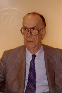 Camilo Jose Cela (1916-2002), Spanish writer and Nobel Prize of Literature, portrait 1991