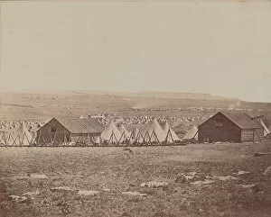 Images Dated 30th March 2021: Camp of the 17th Regiment, 1855-1856. Creator: James Robertson