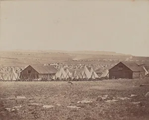 James Robertson Prints: Camp of the 17th Regiment, 1855-1856. Creator: James Robertson
