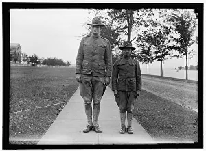 Gaiter Prints: Camp, between 1916 and 1918. Creator: Harris & Ewing