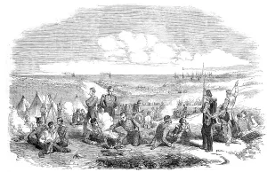 Camp of the 21st Fusiliers, on the Heights of Sebastopol, 1854. Creator: Unknown