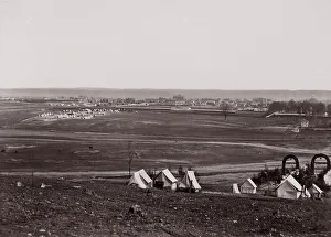 New York Infantry Prints: Camp of 44th New York Infantry, 1861-65. Creator: Unknown