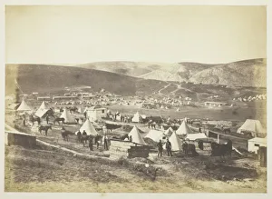 Camp of the 5th Dragoon Guards, 1855. Creator: Roger Fenton