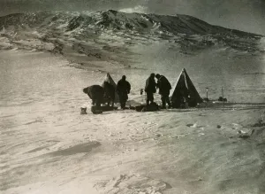 The Camp 7000 Feet Up Mount Erebus, 1908, (1909)