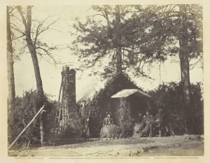 Tim Osullivan Prints: Camp Architecture, Brandy Station, Virginia, January 1864. Creator: Alexander Gardner
