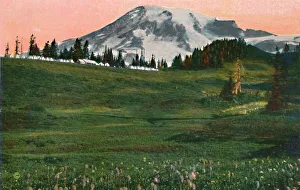 Camp of the Clouds, Mount Rainier, c1916. Artist: Asahel Curtis Camp of the Clouds, Mount Rainier, c1916. Artist: Asahel Curtis