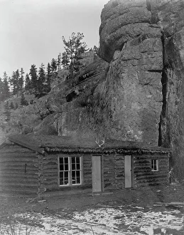 Clearing Prints: Camp Curtis, c1908. Creator: Edward Sheriff Curtis