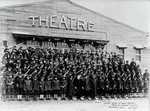 Camp Custer Military Bands, 1918. Creator: Unknown