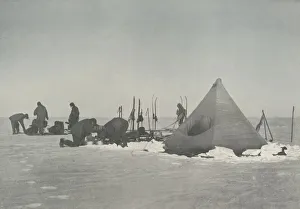 Lieutenant Henry R Bowers Prints: Camp at Three Degree Depot, c1911, (1913). Artist: Henry Bowers