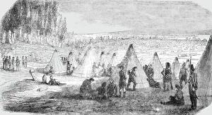 Camp of the English at Scutari, 1854. Creator: Unknown