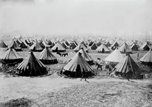 Camp at Galveston, between c1910 and c1915. Creator: Bain News Service