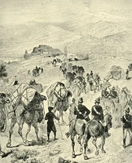 1st Earl Roberts Prints: Camp of General Roberts at Thal on the Kuram River, (1901). Creator: Unknown