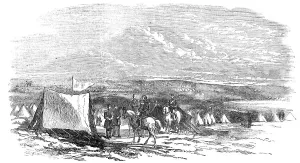 Disputed Territory Prints: Camp of General Sir De Lacy Evans, upon the Heights of Sebastopol, 1854. Creator: Unknown