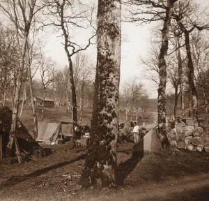 Genicourt Prints: Camp, Genicourt, northern France, c1914-c1918