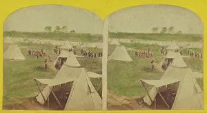 Prop Prints: Camp Hamilton near (---illeg.) Monroe, Va. 1861-1865. Creator: Unknown