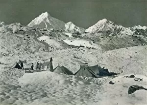 The Camp below Jongsong La, c1903