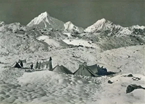 Penrose Prints: The Camp below Jongsong La, c1903