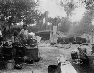 Bucket Collection: Camp McKibbin, Marshall Hall, 1893. Creator: William Cruikshank