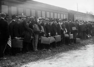 Suitcase Prints: Camp Meade #1 - Arrival of Drafted Men