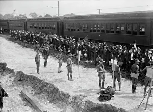 Suitcase Prints: Camp Meade #1 - Arrival of Drafted Men