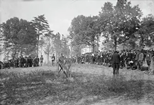 Suitcase Prints: Camp Meade #2, Maryland, 1917. Creator: Harris & Ewing