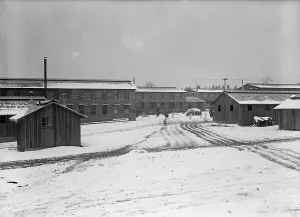 Army Base Prints: Camp Meade, Maryland - Winter Views