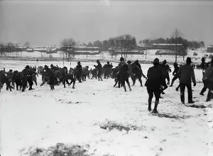 Army Base Prints: Camp Meade, Maryland - Winter Views