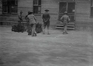 Camp Meade, Maryland - Winter Views, 1917. Creator: Harris & Ewing. Camp Meade, Maryland - Winter Views, 1917. Creator: Harris & Ewing