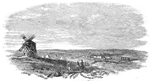 Disputed Territory Prints: Camp of the Siege Train (General Sir J. Burgoyne), at Sebastopol, 1854. Creator: Unknown