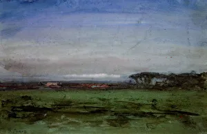 Inness George Prints: Across the Campagna, 1872. Creator: George Inness
