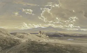 Coal Prints: Campagna di Roma, mid-late 19th century. Creator: Eduard Wilhelm Pose