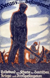 Internment Prints: Campaign by the Association for the Protection of Prisoners of War calling for