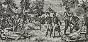 Tents Prints: Campaign of Navarre, 1795, War of Roussillon (1793-1795), 1851. Creator: Unknown