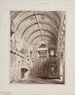 Billings Prints: Campbell Castle - The Hall, 1850. Creator: Robert William Billings