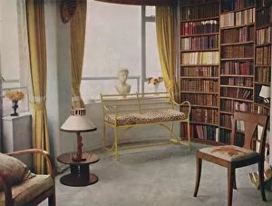 Bookshelves Gallery: Campbell-Grant: Living-room in a flat for Humphrey Thackrah, Esq. in Charterhouse Square